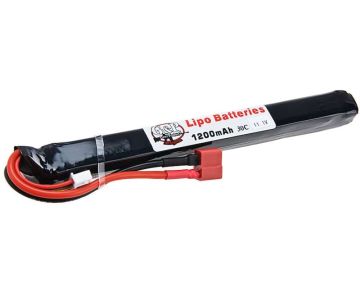 G&P Lipo Battery 11.1v 1200mAh (30C) (AK Stick Type, T-Deans Plug) 0
