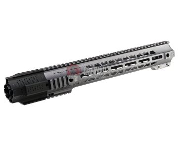 G&P Long Railed Handguard with SAI QD System for Tokyo Marui M4 / M16 AEG/ GBB Rifle  - Gray 0