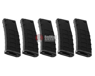G&P M4 Magazine (340 rounds GMAG AEG Magazine, 5pcs/Set) - Black 0