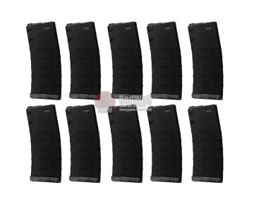 G&P M4 Magazine (340 rounds GMAG AEG Magazine, 10pcs/Set) - Black 0