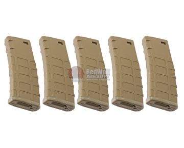 G&P M4 Magazine (340 rounds GMAG AEG Magazine, 5pcs/Set) - DE 0