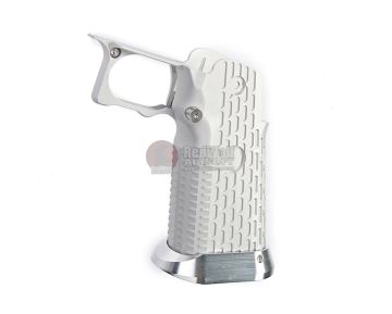 Gunsmith Bros Aluminum Grip (Limcat Style) for Tokyo Marui Hi-Capa GBB Series - Silver 0