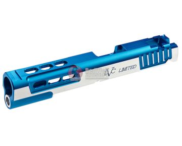 Gunsmith Bros CNC Aluminum STI DVC STD Single Slide for Tokyo Marui Hi-Capa GBB Series - Blue 2 Tone 0
