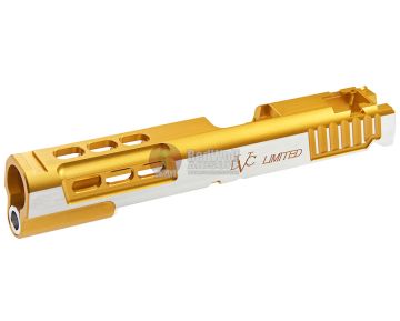 Gunsmith Bros CNC Aluminum STI DVC STD Single Slide for Tokyo Marui Hi-Capa GBB Series - Gold 2 Tone 0