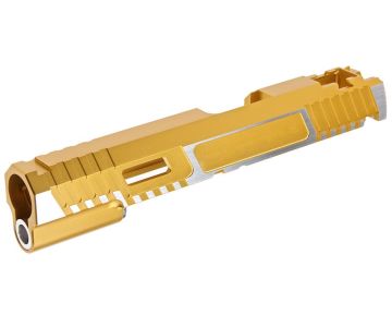 Gunsmith Bros TTI Single Slide for Tokyo Marui Hi-Capa GBB Pistol - Gold 2 Tone 0