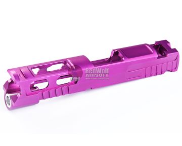 Gunsmith Bros CNC Aluminum Ultra Cut 4.3 Single Slide w/Sight(Tokyo Marui Hi-Capa 4.3 GBB Pistol)Purple 0