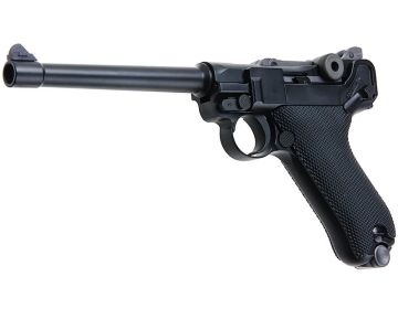 WE P08 Luger Green Gas Airsoft Pistol (6 inch / Black) 0