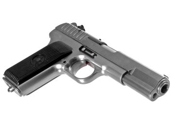 WE TT33 Green Gas Airsoft Pistol - Silver 0