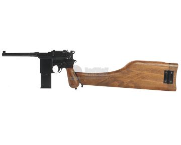 WE Mauser M712 Green Gas Airsoft Pistol - Black 0