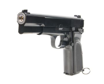 WE Browning Hi-Power MK3 Green Gas Airsoft Pistol  - Black 0