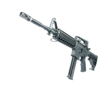 WE M4A1 RIS PCC Version GBBR Airsoft - Black 0