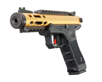 WE Galaxy G Series Green Gas Airsoft Pistol - Gold 0