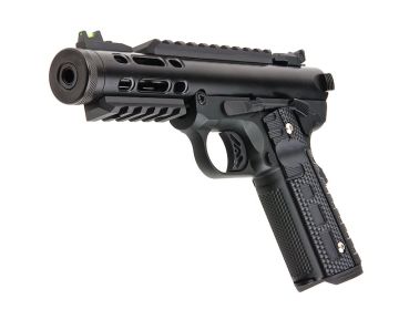 WE 1911 Galaxy Green Gas Airsoft Pistol - Black Slide with Black Frame 0