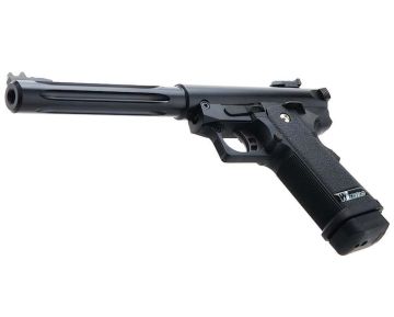WE Tech Hi Capa 5.1 Galaxy Premium L Green Gas Airsoft Pistol - Slide R Frame - Black 0