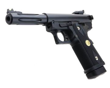 WE Tech Hi Capa 5.1 Galaxy Premium S Green Gas Airsoft Pistol - Slide K Frame - Black 0