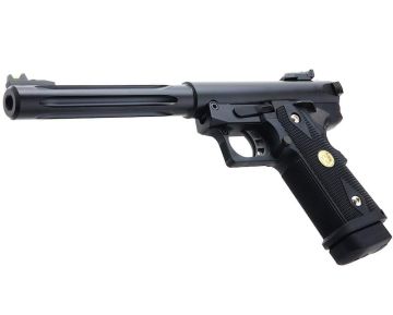 WE Tech Hi Capa 5.1 Galaxy Premium L Green Gas Airsoft Pistol - Slide K Frame - Black 0