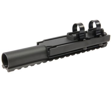 Hephaestus AK Railed Gas Tube for AK AEG / GBBR Airsoft Series (Type III Hard-Coat Anodized) 0