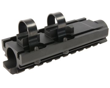 Hephaestus AKS74U / AKMSU Railed Gas Tube for Airsoft AEG / GBB (Type III Hard-Coat Anodized) 0