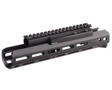 Hephaestus Tokyo Marui AK Handguard Set (10.5 inch M-Lok) w/Railed Gas Tube (Type III Hard-coat Anodized) 0