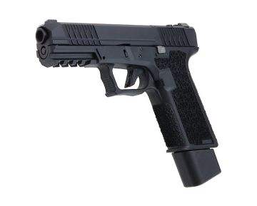 JDG P80 PFS9 RMR Cut Green Gas Airsoft Pistol (Licensed by Polymer 80) - Black 0