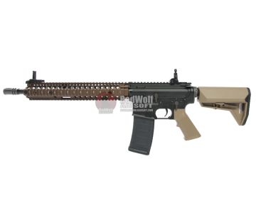 EMG Colt Daniel Defense 12.25 inch M4A1 SOPMOD Block 2 Airsoft AEG Rifle - DE (by King Arms) 0