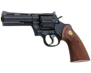 King Arms Python.357 Gas Airsoft Revolver (Version II, 4 inch, Black) 0
