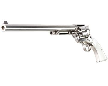 King Arms SAA .45 Peacemaker Revolver L- Silver (Gas Version) 0