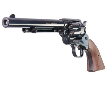 King Arms SAA .45 Peacemaker Revolver M - Electroplating Black (Gas Version) 0
