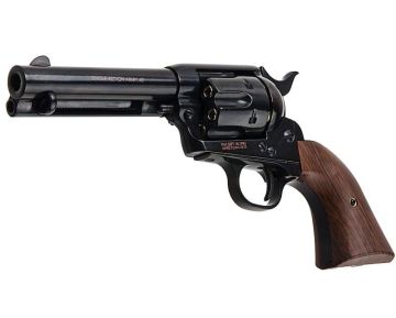 King Arms SAA .45 Peacemaker Revolver S - Electroplating Black (Version II, Gas Version) 0
