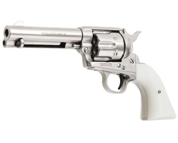 King Arms SAA .45 Peacemaker Revolver S - Silver (Verion II, Gas Version) 0