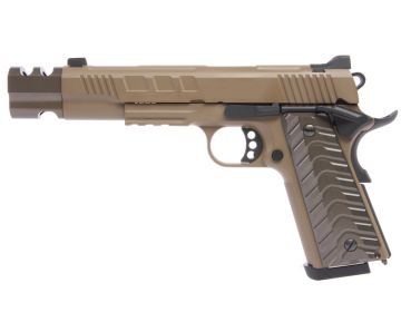 KJ Works 1911 KP-16 CO2 GBB Airsoft Pistol - FDE 0