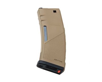 KRYTAC M4 Magazine (Polymer, 450 rounds AEG Magazine) - FDE 0
