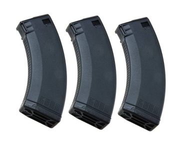 KWA Ronin 47 Magazine (120 rounds Airsoft AEG Magazine, 3pcs/Set) - Black 0