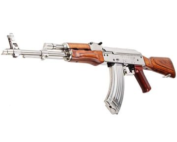 LCT AKM Stainless Steel Airsoft AEG Rifle 0
