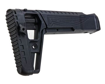 LCT AK19 (LCK-19) Telescoping Fixed Stock - Black 0