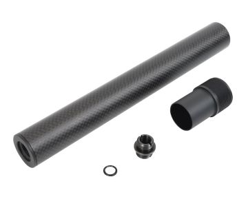 Laylax PSS VSR-10 Short Carbon Outer Barrel (257mm) - Black 0