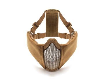 Laylax (GARUDA) Half Mesh Face Guard - Tan 0