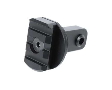 Laylax Tokyo Marui VSR ONE Airsoft 2 Way Picatinny Rail & M4 M4 Stock Pipe Rear Stock Base - Black 0