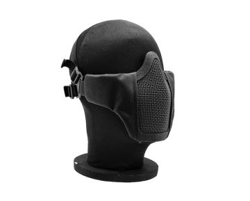 WoSport Half Face Airsoft Mask (Glory) - Black 0