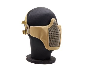 WoSport Half Face Airsoft Mask (Glory) - TAN 0