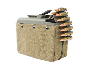 ARES LMG Box Magazine (1100 rounds AEG Magazine) - OD 0