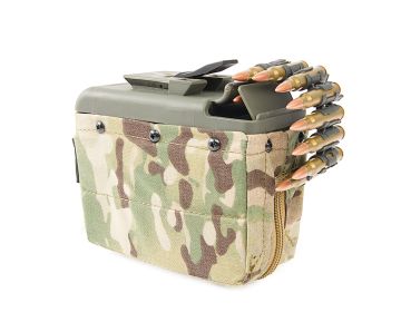 ARES LMG Box Magazine (1100 rounds AEG Magazine) - Camouflage 0