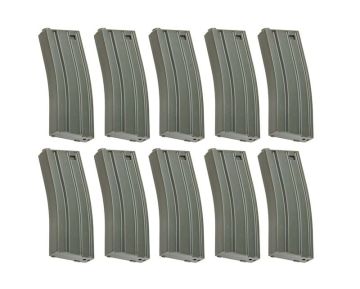 ARES M4 Magazine (30 rounds AEG Magazine) - 10pcs/box (Grey) 0