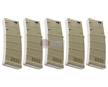 ARES AMAG Magazine (130 rounds M4 AEG Magazine)(5pcs/Box) - DE 0