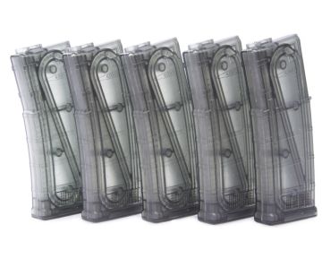 ARES AMAG Magazine (130 rounds M4 AEG Magazine, 5pcs/Box) - Transparent 0