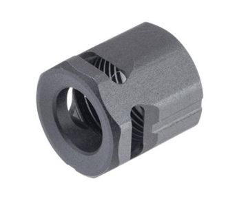 Strike Industries Strike Mico Threaded Comp Airsoft - CIRCLE (Black, 14mm CCW) 0