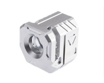 Strike Industries Strike Mico Threaded Comp Airsoft - QUAD (Chrome, 14mm CCW) 0