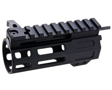 Maple Leaf 'Front Charging' M-Lok Handguard for WE / VFC / GHK M4 GBBR (CNC, 4 inch, Black) 0