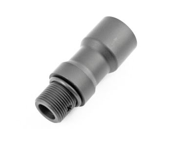 Maple Leaf 2 Inch Outer Barrel for M4 AEG Airsoft 100mm Inner Barrel - Black (CNC Aluminum, 14mm CCW) 0