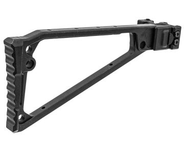 Maple Leaf 'Triangle' Folding Stock with Hinge (CNC Aluminum, Black) 1